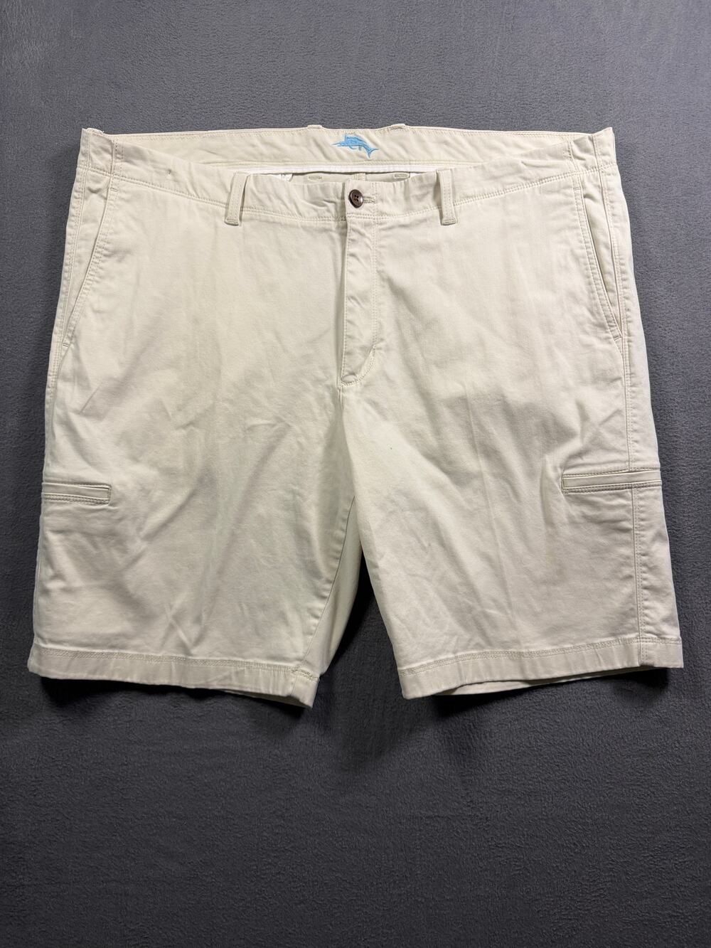 Tommy Bahama Men's Beige Khaki Boracay Cargo Utility Shorts Marlin Size 42